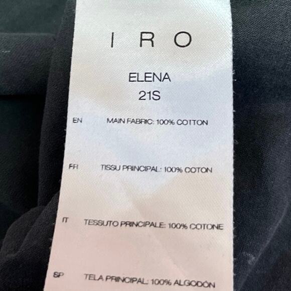 IRO Elena Women's Gray Sleeveless Crew Neck Muscle Tee Shirt Tank Top Size S - Picture 5 of 5